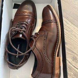 Boys shoes worn one time. Bruno Marc, size 1 boys.